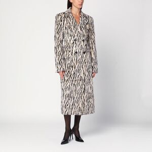 Rotate Birger Christensen Printed Faux Fur Coat Women